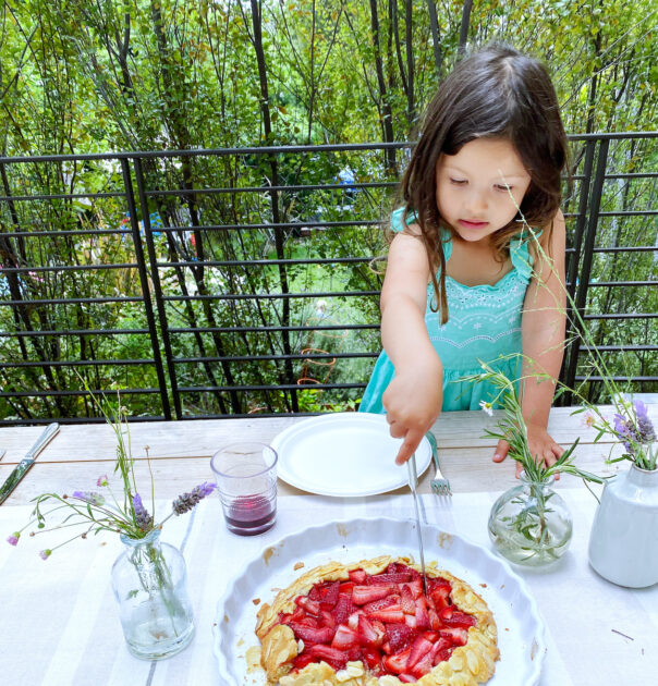 Mother's Day Lunch Dessert Strawberry Galette