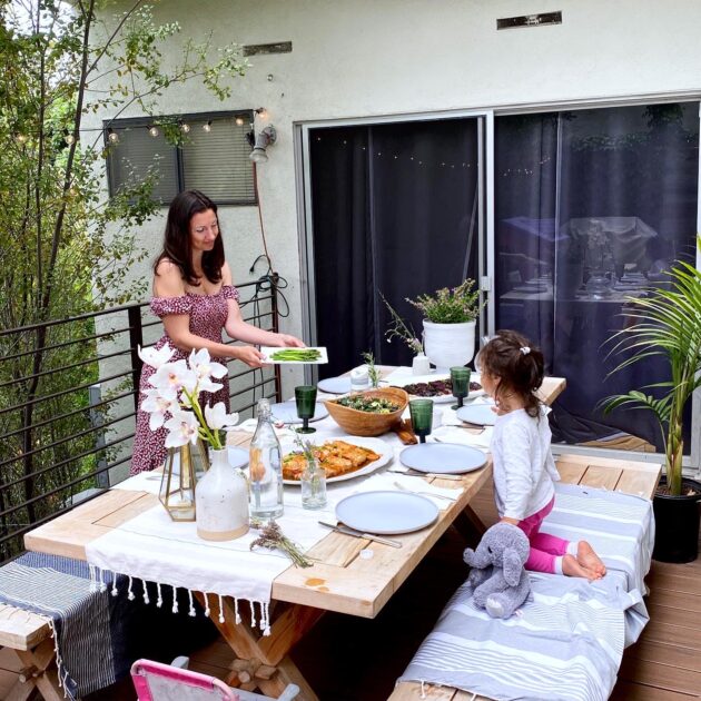 Mother's Day Lunch Tablescape